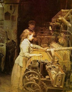 La teixidora, Joan Planella (1882)